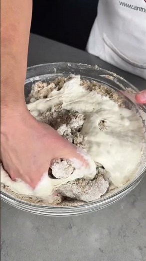 Pane di segale fatto in casa 😍 ricetta facile e salutare #cucinaitaliana #panefattoincasa
