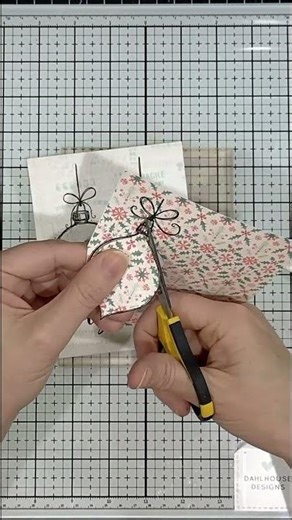 ✂️✨ Pattern Paper + Stamps = The Prettiest Christmas Card Ever