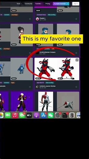 review new cool animations generated by my users