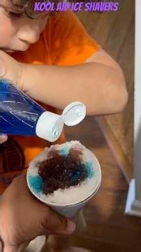 Nothing beats a homemade ice shaver on a hot day! 🍧😋 Blueberry, grape, or cherry #koolaid