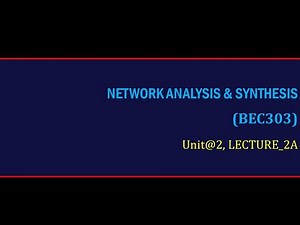 U2_L2A | Thevenin's Theorem (Solved Examples) | Network Analysis & Synthesis (BEC303) | Hindi