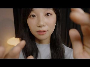 ASMR Slow & Sleepy Face Touching🥱💤
