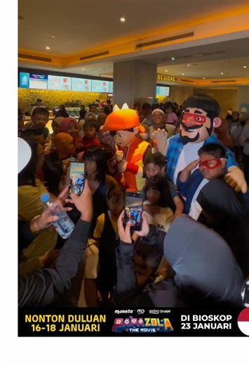 Terima kasih untuk semua teman-teman yang sudah NONTON DULUAN hari ini!🇮🇩👋🏼 PAPA ZOLA THE MOVIE TAYANG 23 JANUARI 2026 DI BIOSKOP! Sneak Preview 16 Januari untuk kamu yang mau nonton duluan! BELI TIKETNYA SEKARANG DI TIX ID!👀 #PapaZola #PapaZolaIndonesia #MDPictures #Monsta