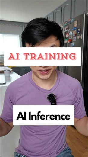 What's the difference between AI training and inference?
