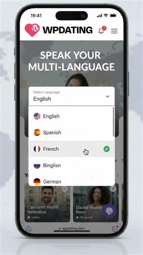 Go Global with WP Dating’s Multilingual Feature