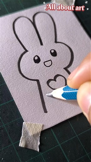 cute rabbit drawing