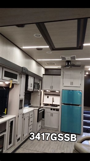 Genesis Supreme RV on Instagram: "3417GSSB - Adventure Ready. Weekend Approved. With a 17' garage, sleek interiors and the build quality you expect from Gensis Supreme, this toy haulers is made to go wherever you go. #genesissupremerv #3417GSSB #thejourneybegins #toyhaulerlife #AdventureReady"