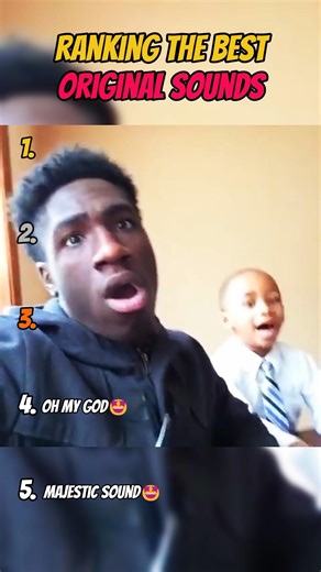 Ranking the best original sounds🔊#shorts