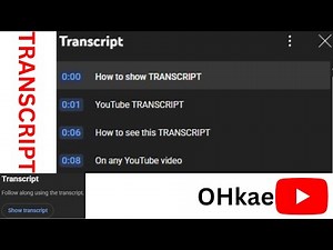 How to See and Copy the Transcript on Any YouTube Video