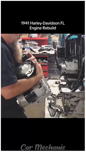 1941 Harley-Davidson FL Engine Rebuild #harley #harleydavison #engine #rebuild #motorcycle _GGS_CUT | Crafts People3