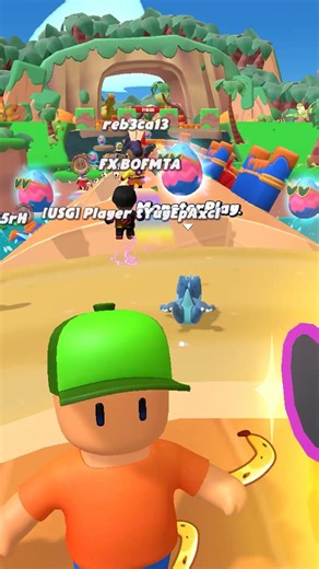 🟢STUMBLE GUYS mas se ENCOSTAR no VERDE o vídeo ACABA #shorts