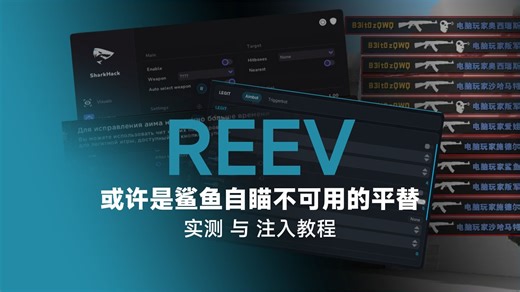 或许是鲨鱼自瞄不可用的平替 | REEV 实测/注入教程