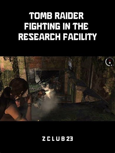 Tomb RAIDER fighting in the research facility 🔥