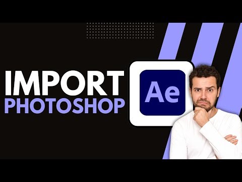 ✅Import Photoshop Into After Effects Without Losing Layers🎬