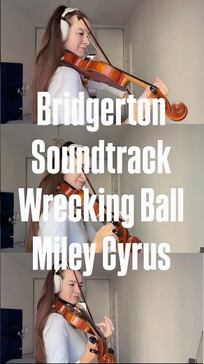 Wrecking Ball - Miley Cyrus (Bridgerton Violin Cover) #mileycyruscover #kanthony #bridgerton #violin