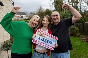 Fife lorry driver shares £157k postcode win