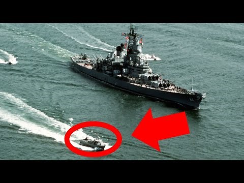 North Korea Shoots a Tiny Gun at a Massive American Battleship