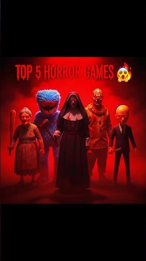 Top 5 Horror Games You Must Play 👻🔥 | Scary Games List 2025 #horror #gaming