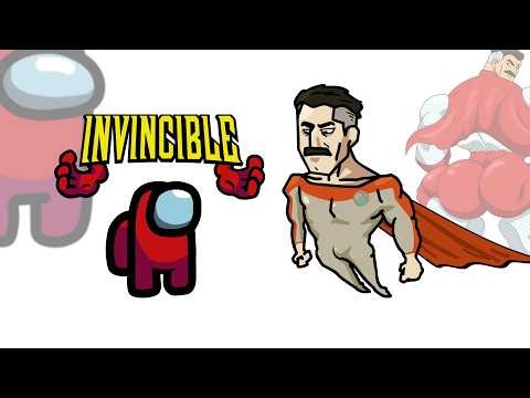Mini Crewmate Kills invincible season 4 Characters | Among Us