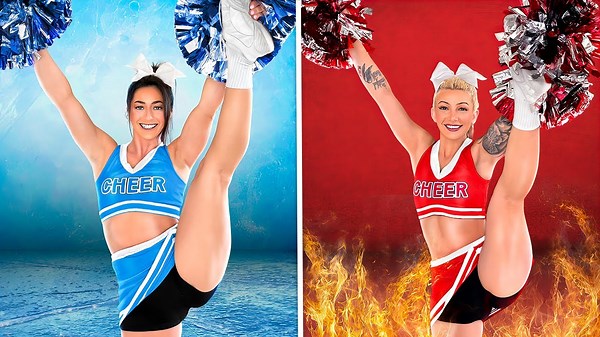 Hot vs Cold Cheerleading Gets Out of Control