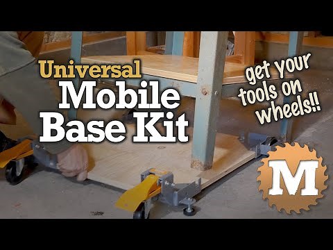 Mobile Tool Base - Assembly Instructions Tutorial [Benches and Tools on Castors Wheels]