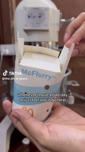 Making an Oreo McFlurry Slime Recipe