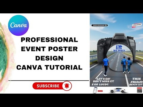 How to Make a Stunning Event Poster with Canva 📌