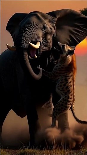 HYENA VS ELEPHANT: THE SAVAGE BATTLE THAT SHOCKED THE SAVANNAH | SUBSCRIBE