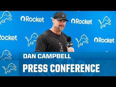 Dan Campbell OTA Day 6 Press Conference | June 4, 2026