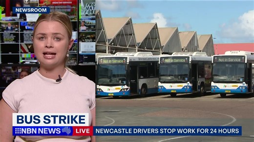 A 24-hour stoppage is underway on Newcastle's public bus network - as drivers call for better pay and working conditions. #NBNNews | NBN Television