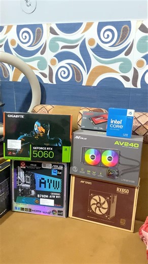 My Gaming Pc components 🖥️ 🔥 #shorts #dreampc #gamingpc #pc #pcbuild #i5 #rtx5060 #budgetpcbuild