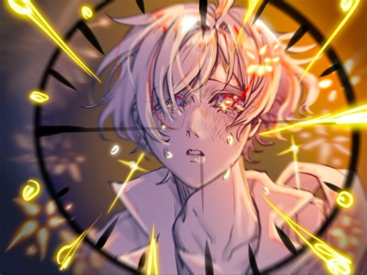 【MILGRAM es绘画过程】火花。