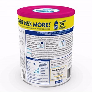 Similac Soy Isomil Infant Formula, for Fussiness & Gas, Plant-Based Protein, Infant Formula Powder, 30.8-oz Value Can, Pack of 4