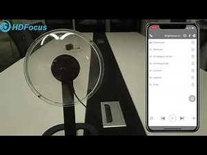 HDFocus 3D Hologram Fan 18cm APP connection and operation