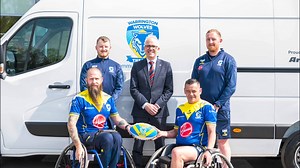 The Warrington Wolves Community Foundation are really pleased to be partnering as teammates with Arnold Clark. Arnold Clark will provide a van that will play a crucial role in the future development of our Wheelchair Rugby team and will also allow us to provide opportunities for children and young people across our town the chance to experience Wheelchair rugby league for the first time. Our School sessions, which have been piloted across a small number of schools have already been beneficial to