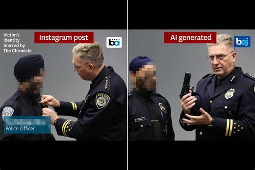 A BART police officer made a bigoted AI deepfake about a Sikh colleague. What happens next?