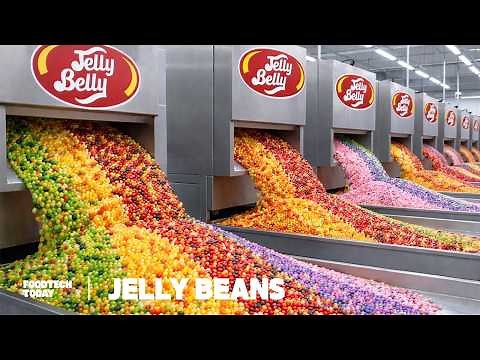 How Jelly Belly Jelly Beans Are Made in a Factory | 15 Billion Beans a Year