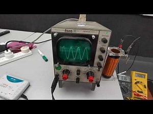 Finding Resonance of an LCR circuit using an oscilloscope
