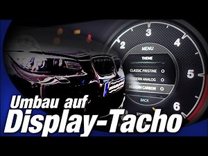 Digitales Display statt analogem Tacho | von ID4MOTION | für BMW E9X E92 (und weitere!)
