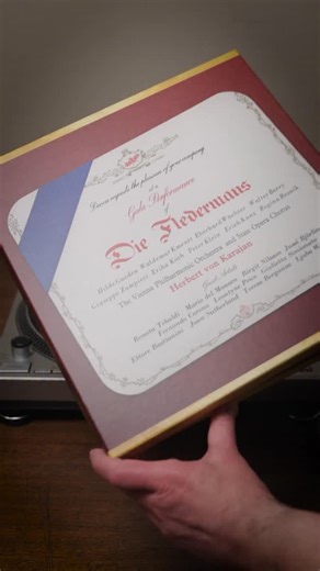 One of the jewels of Decca’s unrivalled opera catalogue, Herbert von Karajan’s classic 1960 ‘Die Fledermaus’ returns to celebrate the bicentenary of Johann Strauss. Featuring Hilde Gueden, Erika Koth, Walter Berry, Erich Kunz and the Wiener Philharmoniker, this release is presented in its original format with the Gala Sequence of guest artists, including Renata Tebaldi, Mario del Monaco, Joan Sutherland and more. This limited-edition release has been newly remastered from the original stereo mas