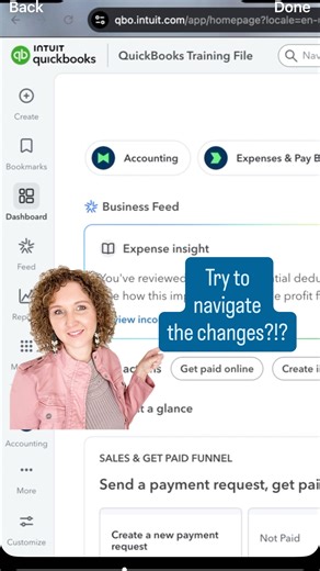 Have you logged into QuickBooks lately and wondered… where did everything go? 😳 Leave “107A” and I’ll show you how to create shortcuts with bookmarks and pinned menus, so you can stop clicking around and start getting things done faster. #quickbookstraining #quickbooksonline #bookkeepingforsmallbusinesses | Candus Kampfer