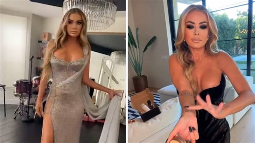 Carmen Electra robó miradas en el partido de leyendas de Madrid y Barcelona: "El ambiente arde"
