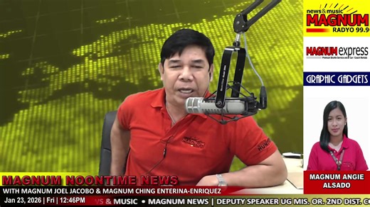 MAGNUM IN ACTION WITH MAGNUM JOEL JACOBO 01/23/26 Disclaimer: NO COPYRIGHTS INFRINGEMENT INTENDED MUSIC BELONGS TO THE RIGHTFUL OWNER #MagnumRadyo #Magnum99.9 #magnumlivetiktok | Magnum Live