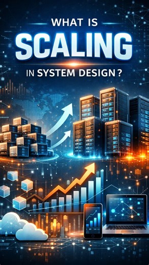 codewithamod on Instagram: "Scaling in system Design . . #java #coding #viral #interviewquestions"