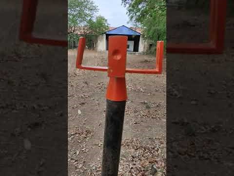 Cross staff! Chain and cross staff survey! open cross staff construction! use!