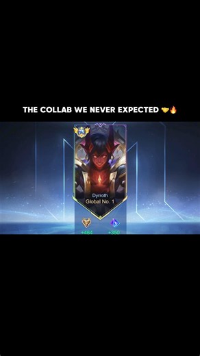 the collab we never expected 🤝🔥 #Dyr #Top1Global #Dyrroth #mlbb #mobilelegends