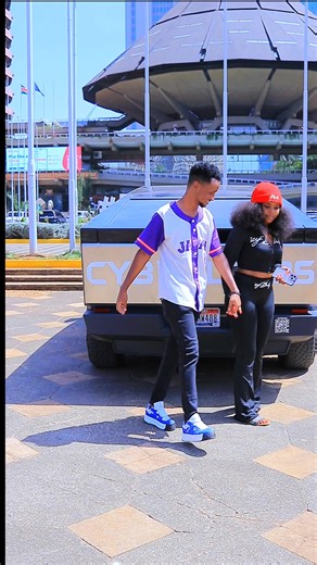 First Couple to Experience Cyber Truck in Kenya