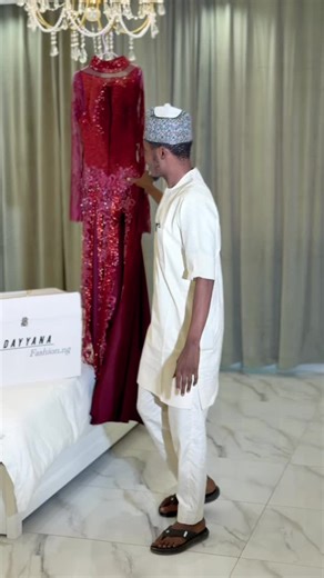 Our bride was fully surprise after she sighted her dream dress, the dress was beyond her expectations….