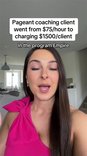 MARIA Elite Pageant Coach (@thepageantgal) - Empire is the program for the 1% of pageant women turning their passion and expertise into a business they love. The next round of Empire starts May 8, send me a DM to chat details & let’s make it happen! #pageantcoachoftiktok #pageanttip #pageanttiktok #pageantcoaching #pageantprep #pageantqueen #pageantwinner