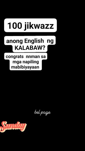 pang grade 1 lang to siguradong alam mo sagot. | bel page
